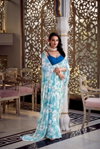 Everly By Ynf7006 Weightless Marbal With Foral Print And Lace Border Saree Wholesale Suppliers In Mumbai